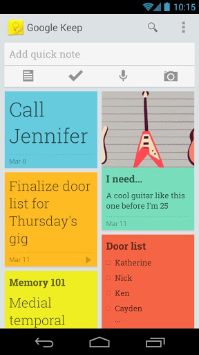 Google Keep บริการกระดาษโน้ตดิจิทัลจากกูเกิล