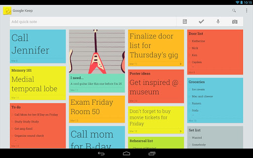 Google Keep บริการกระดาษโน้ตดิจิทัลจากกูเกิล