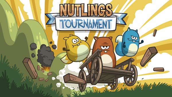 LINE Nutlings Tournament เกมสามเกลอขี่รถวิบากเล่นท่ายาก