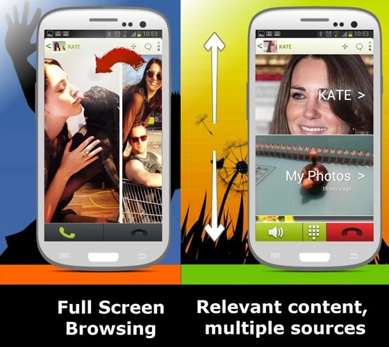 TalkSide Full Screen Caller ID แอพฯ รายชื่อ Contacts สุดแจ่ม โชว์ภาพเต็มจอ
