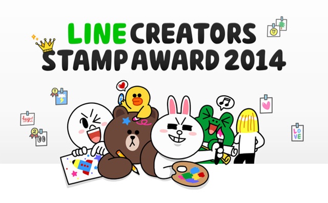 LINE จัดกิจกรรมโหวตสติ๊กเกอร์ LINE Creators ยอดฮิตแห่งปี 2014