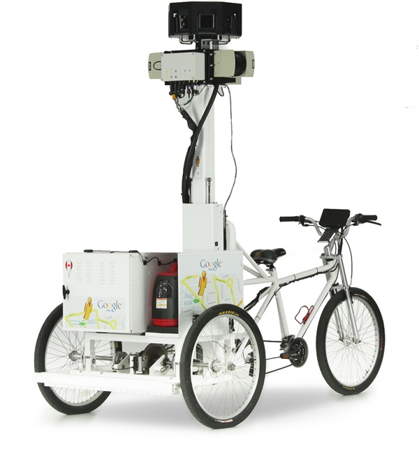 รถจักรยานสามล้อ Google Street View