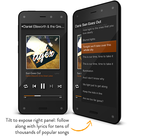 Amazon Fire Phone สมาร์ทโฟนที่มาพร้อมฟีเจอร์แปลกใหม่และโดดเด่น