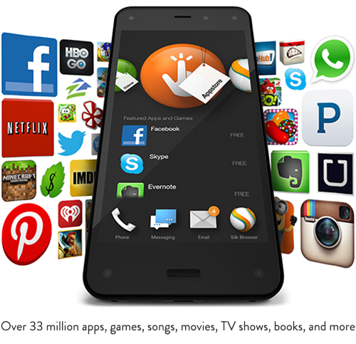 Amazon Fire Phone สมาร์ทโฟนที่มาพร้อมฟีเจอร์แปลกใหม่และโดดเด่น