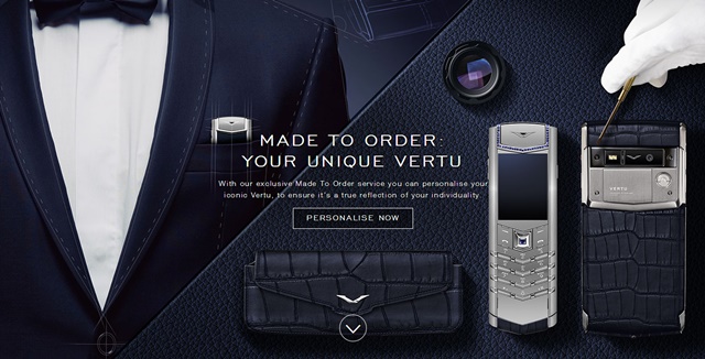 Vertu เปิดบริการ Made to Order ให้ลูกค้าปรับแต่งมือถือสุดหรูได้ตามใจชอบ