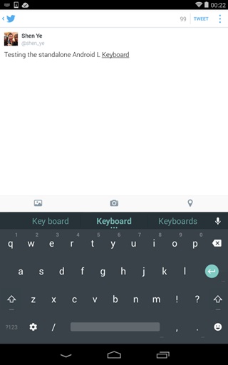 Android L Keyboard