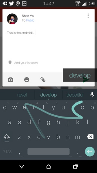 Android L Keyboard