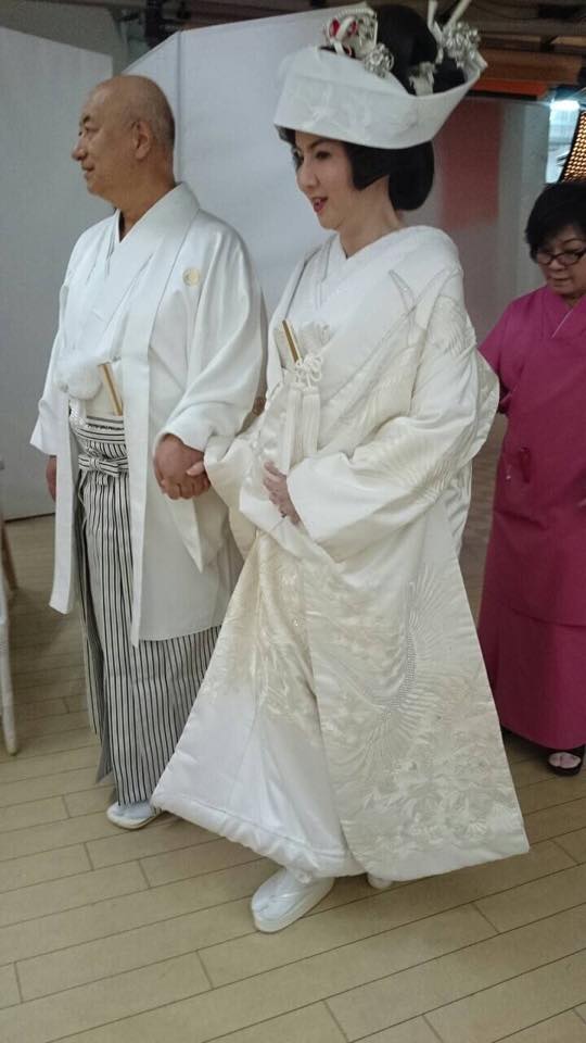  มิตซูโอะ แอน สุทธิรัตน์  เข้าพิธีแต่งงานแบบญี่ปุ่น