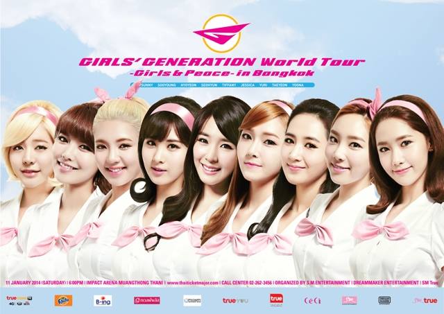 GIRLS\' GENERATION World Tour -Girls & Peace- in Bangkok