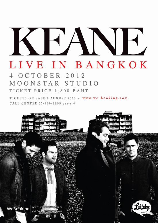 Keane Live In Bangkok 2012