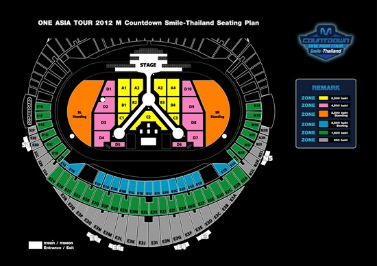 One Asia Tour 2012 M Countdown Smile-Thailand