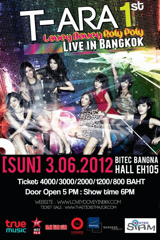 T-ARA1st Lovey Dovey Roly Poly Live in Bangkok