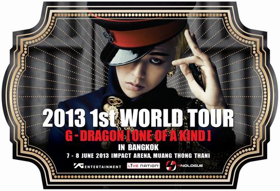 G-Dragon 2013 World Tour [One Of A Kind] In Bangkok