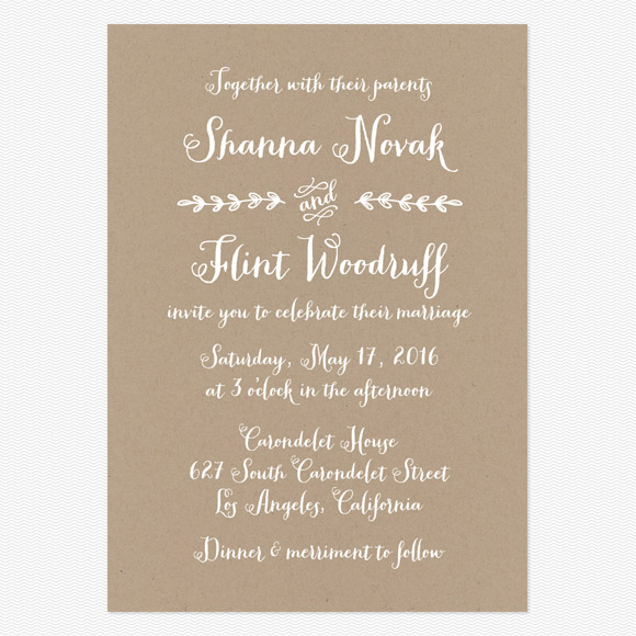 wedding invitations