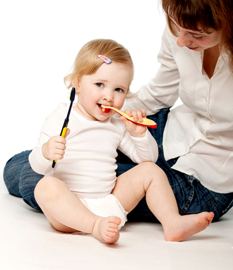 การดูแลสุขภาพช่องปากทารก