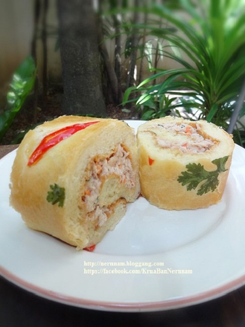  Tuna Roll Bread ขนมปังไส้ทูน่ามายองเนสเนื้อนุ่ม
