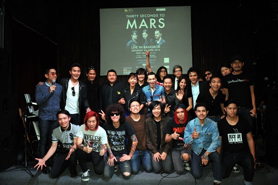   PMG ยัน Thirty Seconds To Mars เปิดการแสดงในไทยแน่นอน