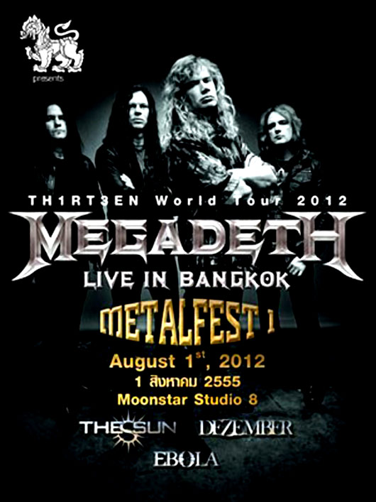 Megadeth Live In Bangkok