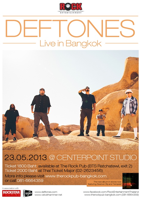 Deftones Live in Bangkok 2013