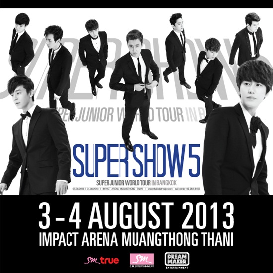 Super Junior World Tour Super Show 5 In Bangkok