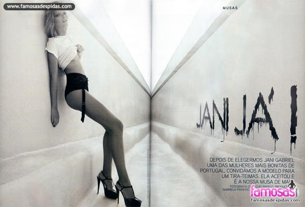Jani Gabriel สาวสวยหุ่นเซ็กซี่ บนปก GQ โปรตุเกส