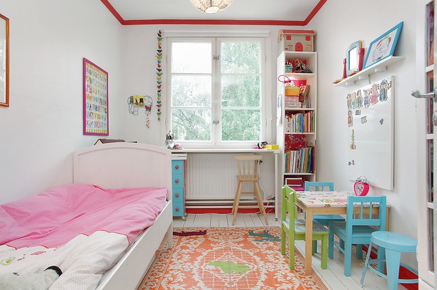  10 ห้องนอนเด็กผู้หญิง สีสันสดใส