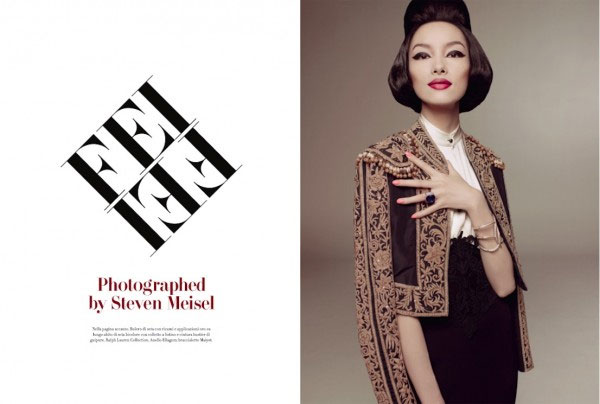 เฟย เฟย นางแบบจีนขึ้นปก Vogue อิตาลี คนแรกในเอเชีย