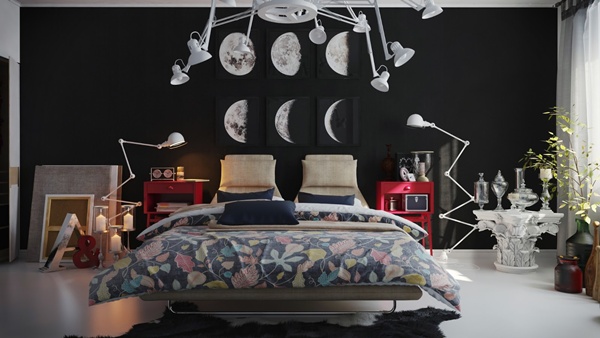 ห้องนอนสวยล้ำ แบบ นักบินอวกาศ