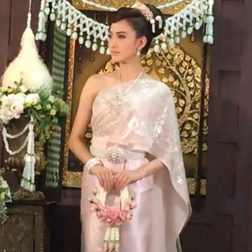 แต้ว ณฐพร สวยงามเลอค่าในชุดไทย ถ่ายแบบ Finale Wedding
