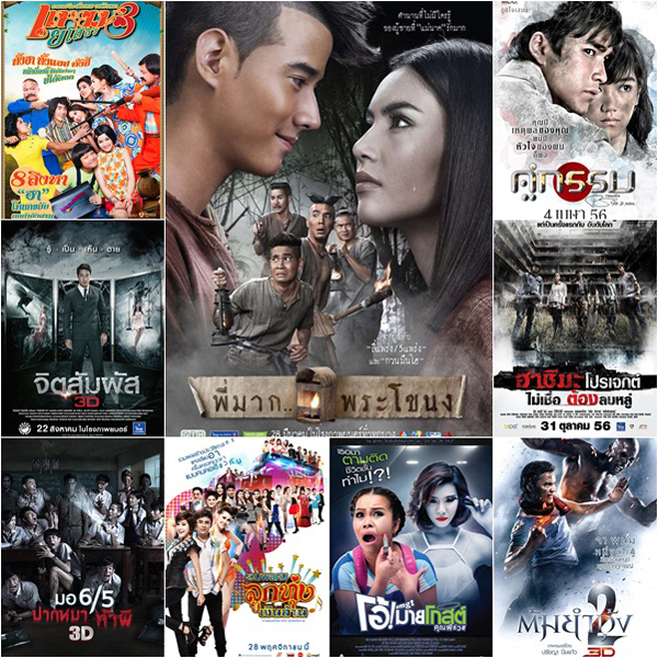 20 อันดับหนังไทยทำเงินประจำปี 2556