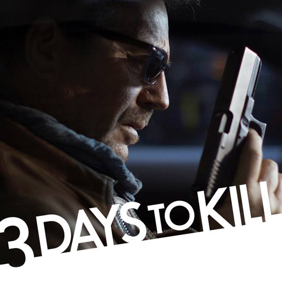 3 Days To Kill รวม 3 แอ็คชั่นมาสเตอร์ฮอลลีวูด