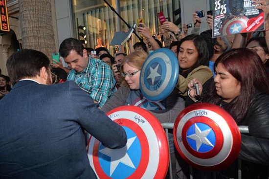 เพียบ ! ทัพนักแสดงร่วมงานเปิดตัวหนัง Captain America : The Winter Soldier 