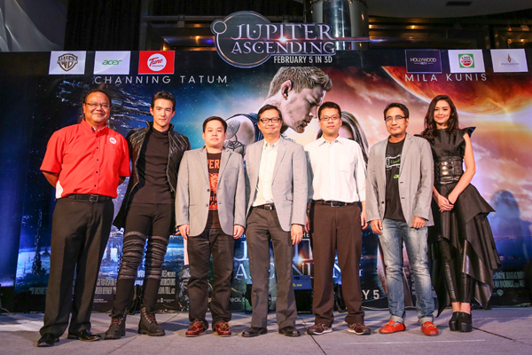 เจมส์ มาร์ ควง แพทริเซีย กู๊ด เปิดตัว Jupiter Ascending