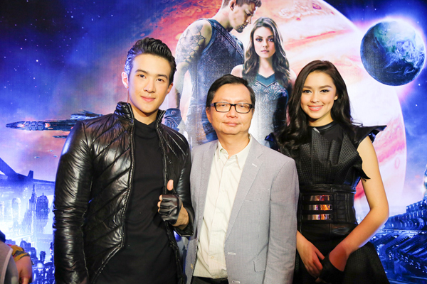 เจมส์ มาร์ ควง แพทริเซีย กู๊ด เปิดตัว Jupiter Ascending