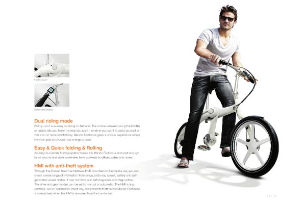 Footloose จักรยานพลังงานไฮบริด พับเก็บได้
