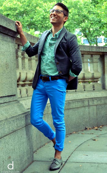 แฟชั่นกางเกงสีสันสุดแนวที่ผู้ชายก็เท่ได้
