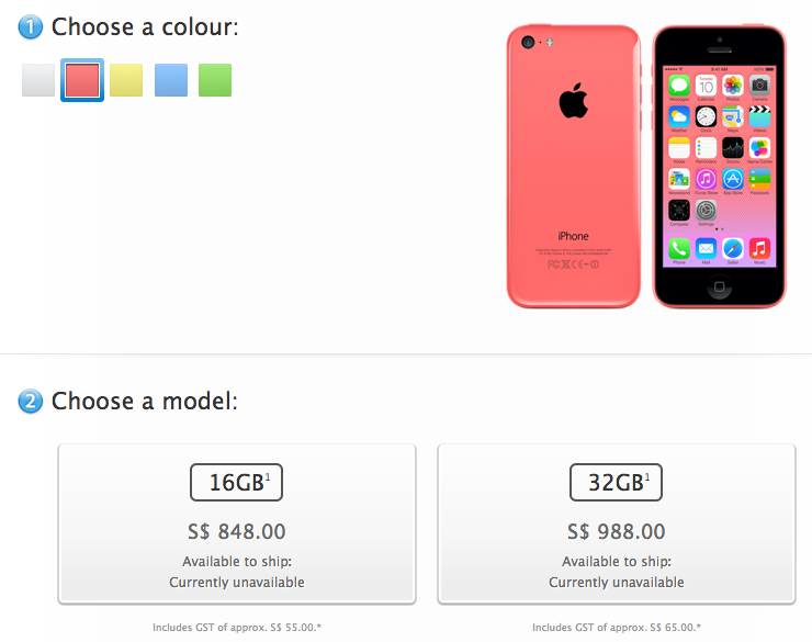 iPhone 5C