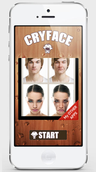 Cry Face แอพแต่งรูปร้องไห้สุดเนียน สำหรับผู้ใช้ Iphone