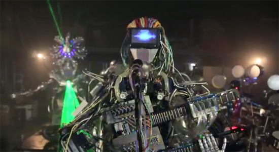 วงดนตรีร็อกหุ่นยนต์