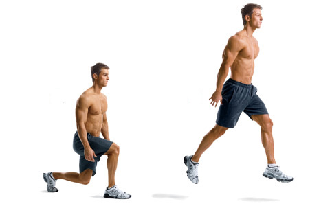 Jump Lunges