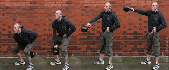 Kettlebell Single-Arm Swing