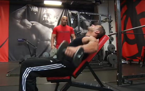Incline Dumbbell Lateral Raises 