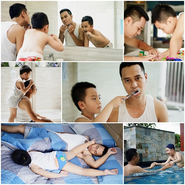 พ่อเลี้ยงเดี่ยวกับลูกชาย