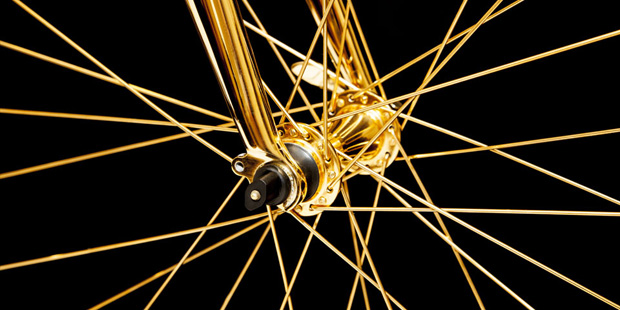 จักรยานเสือหมอบจากทอง 24k