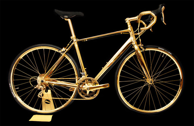 จักรยานเสือหมอบจากทอง 24k