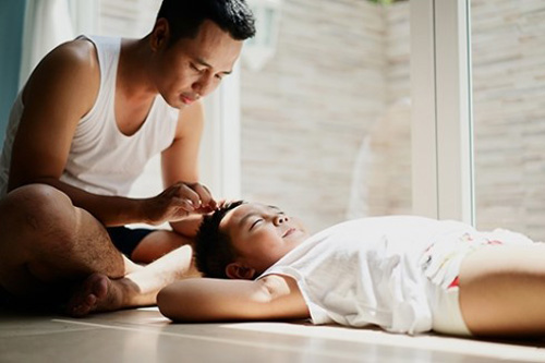 พ่อเลี้ยงเดี่ยวกับลูกชาย