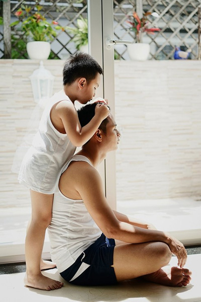 พ่อเลี้ยงเดี่ยวกับลูกชาย