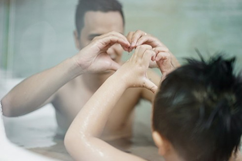 พ่อเลี้ยงเดี่ยวกับลูกชาย