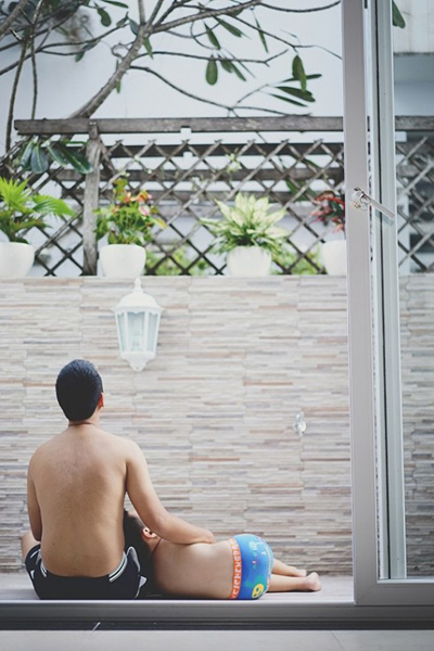 พ่อเลี้ยงเดี่ยวกับลูกชาย