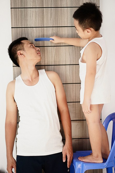 พ่อเลี้ยงเดี่ยวกับลูกชาย